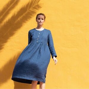 Heavyweight Linen Dress
